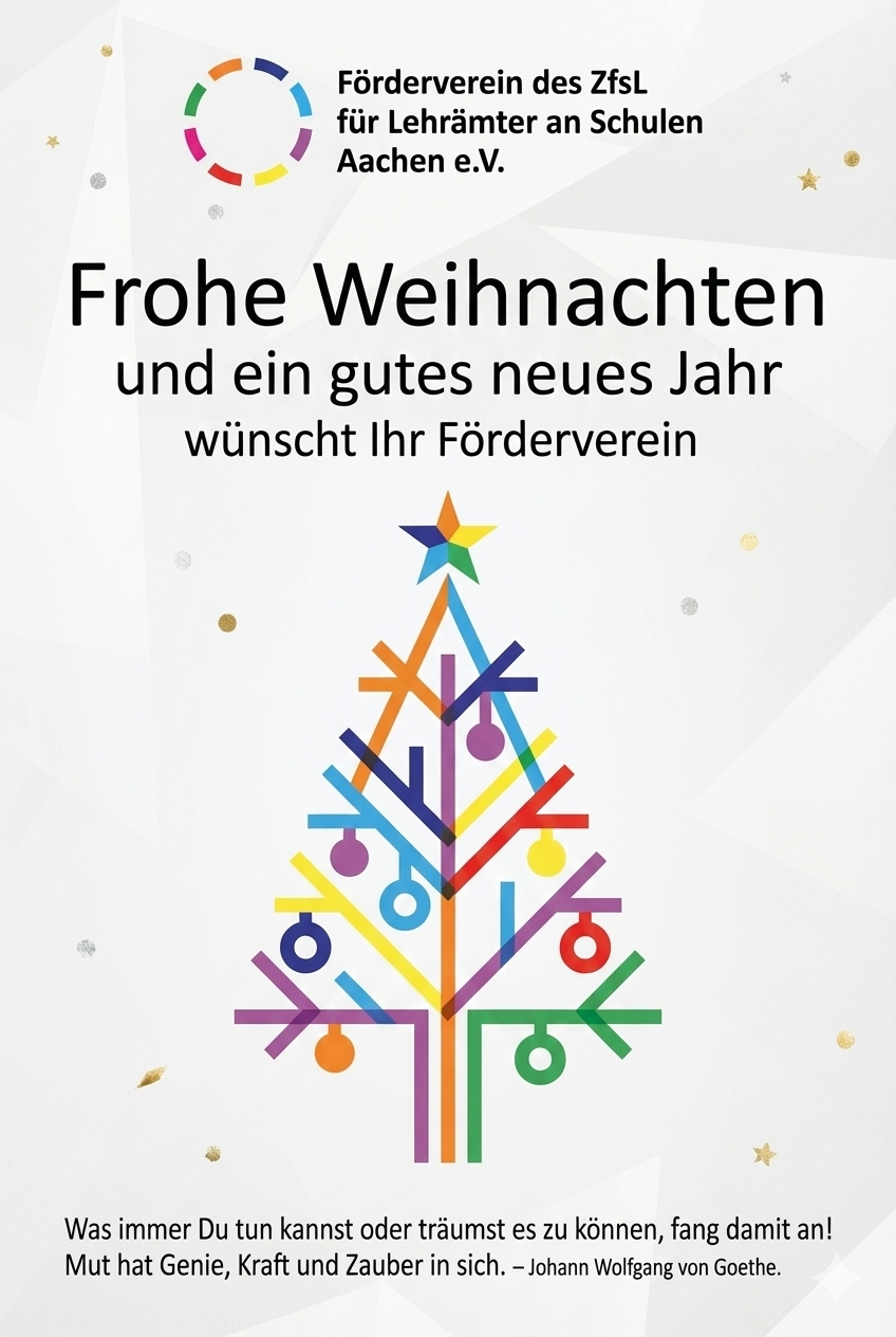 Frohe Weihnachten und ein gutes neues Jahr